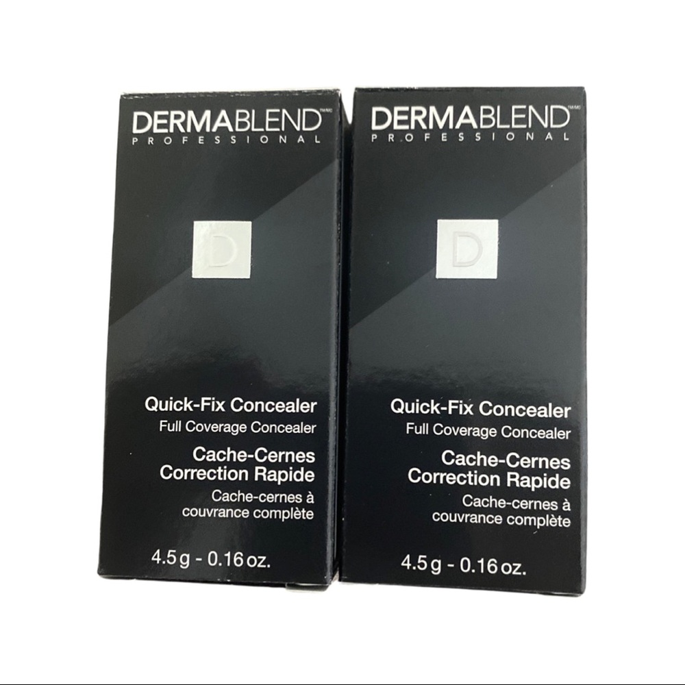 2 PACK Dermablend quick fix concealer .